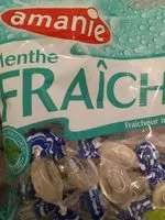Mängden socker i Bonbons Menthe fraîche