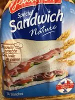 Mängden socker i Pain de mie sandwich nature