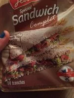 Mängden socker i Spécial Sandwich Complet nouvelle recette