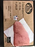 Mängden socker i 2 Escalopes De Veau
