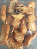 Mängden socker i Brochettes de poulet