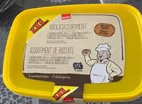 Mängden socker i Assortiment de biscuits