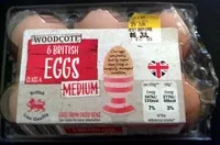Mängden socker i 6 british eggs