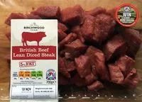 Mängden socker i British beef lean diced steak
