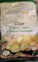 Mängden socker i Chips Truthahn-, Salbei- & Zwiebel- Geschmack