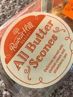 Mängden socker i All butter scones