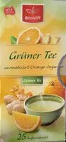 Mängden socker i Grüner Tee - Orange-Ingwer