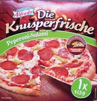 Mängden socker i Die Knusperfrische Peperoni-Salami