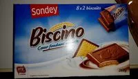 Mängden socker i Biscino Coeur fondant au lait