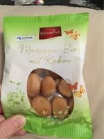 Mängden socker i Massepain cacao