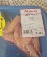 Mängden socker i Gambas hervidas