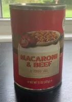 Mängden socker i Macaroni &beef