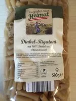 Mängden socker i Dinkel-Rigatoni 500g, Innviertler