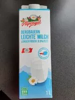 Mängden socker i Bergbauern leichte Milch längerfrisch