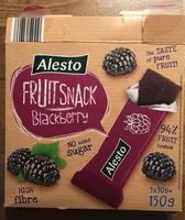 Mängden socker i Fruit Snack Blackberry