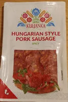 Mängden socker i Spicy Hungarian Style Pork Sausage