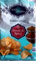 Mängden socker i Sweet & spicy crisps