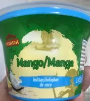 Mängden socker i Mango con coco y cereales