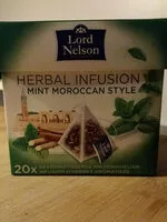 Mängden socker i Lord Nelson Orient Mint (pyramidenaufgussbeutel)