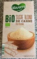 Mängden socker i Sucre de canne blond bio