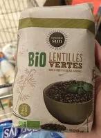 Mängden socker i Lentilles vertes