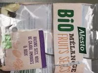 Mängden socker i mélange de fruits secs Bio