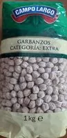 Mängden socker i Garbanzos categoría extra