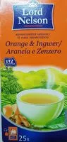Mängden socker i Te verde aromatizzato arancia e zenzero