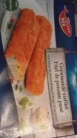 Mängden socker i Filet de  poisdon pané au fromage et persil