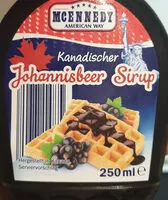Mängden socker i Sirup Johannisbeer Kanada / Sirop de groseille