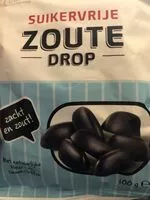 Mängden socker i Suikervrije zoute drop