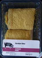 Mängden socker i Cordon bleu de porc