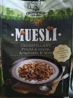 Mängden socker i Muesli croustillant Noix et Miel