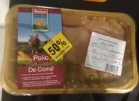 Mängden socker i Pechuga fileteada pollo corral