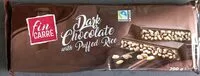 Mängden socker i Dark Chocolate with puffed rice