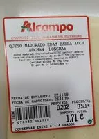 Mängden socker i Queso madurado edam barra