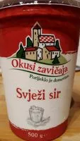 Mängden socker i Svježi sir