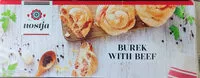 Mängden socker i Burek mit Fleisch