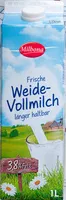 Mängden socker i Frische Weide-Vollmilch länger haltbar