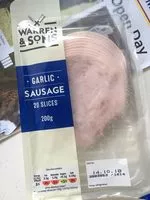 Mängden socker i Garlic sausage