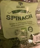 Organic spinach