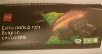 Mängden socker i Extra dark & rich Belgian chocolate