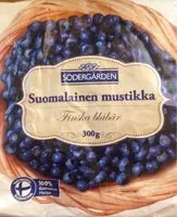 Mängden socker i Suomalainen mustikka