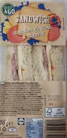 Mängden socker i Sandwich cu salam de Sibiu și cașcaval