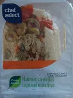 Mängden socker i Hummus with capsicum and olives