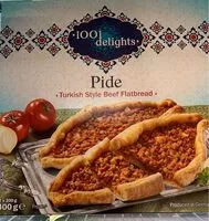 Mängden socker i Pide Turkish style beef flatbread