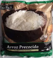 Mängden socker i Arroz precocido