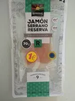 Mängden socker i Jamon serrano reserva