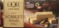 Mängden socker i Turrón de cacahuete blando
