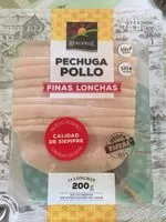 Mängden socker i Pechuga De Pollo